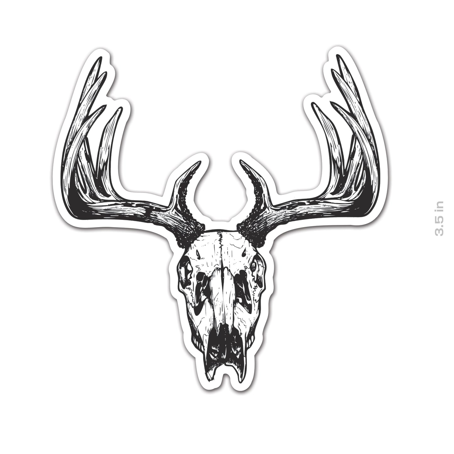 Deer Skull Sticker