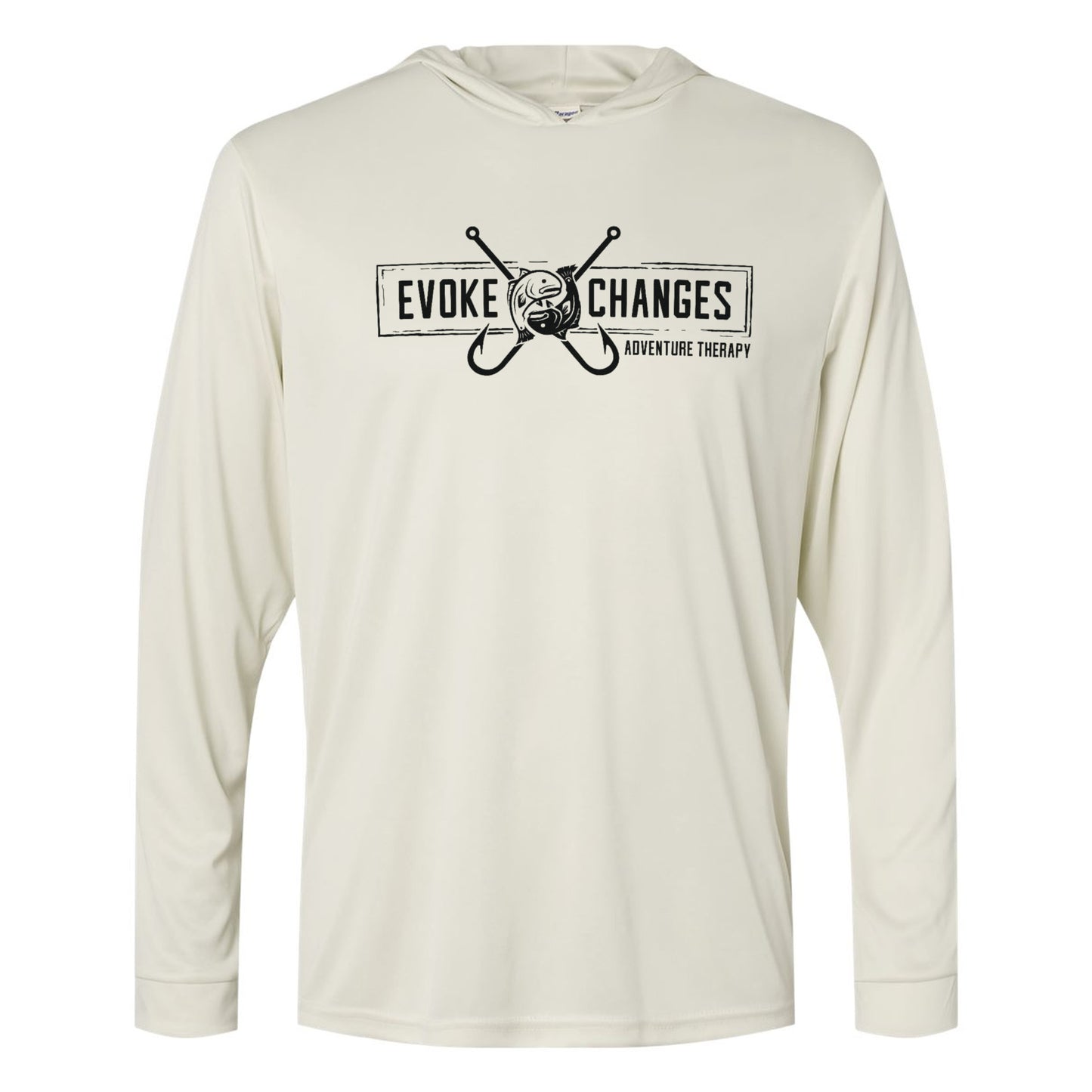 Evoke Adventure Logo Hooded Performance Shirt
