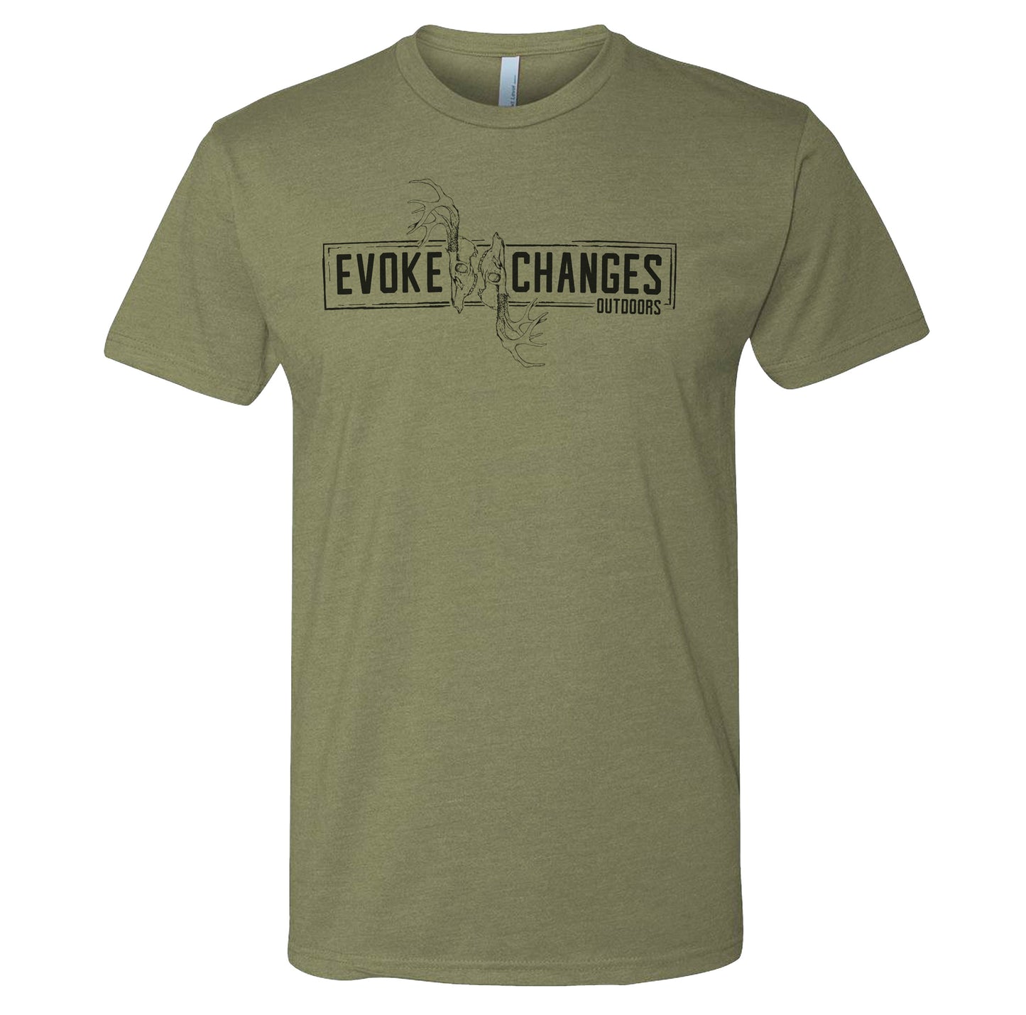 Evoke Change Deer Skull Logo Tee