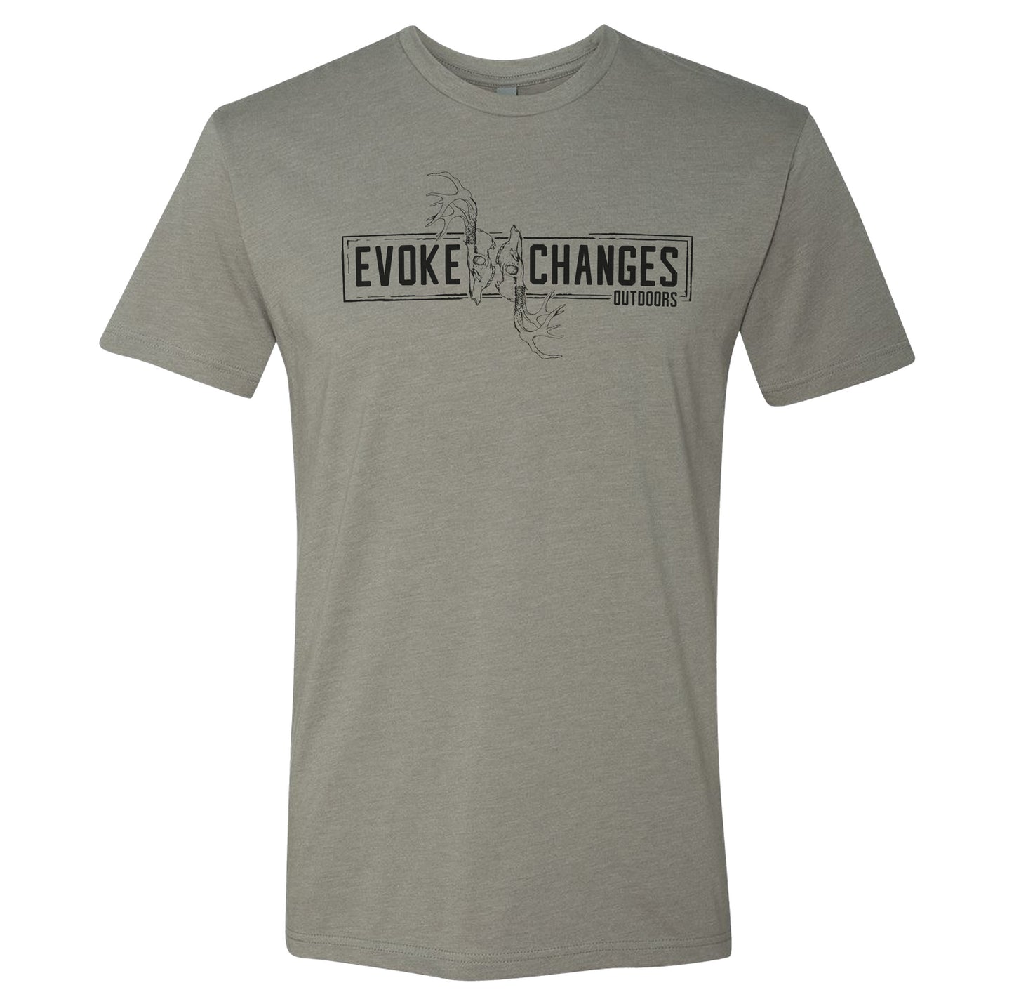 Evoke Change Deer Skull Logo Tee