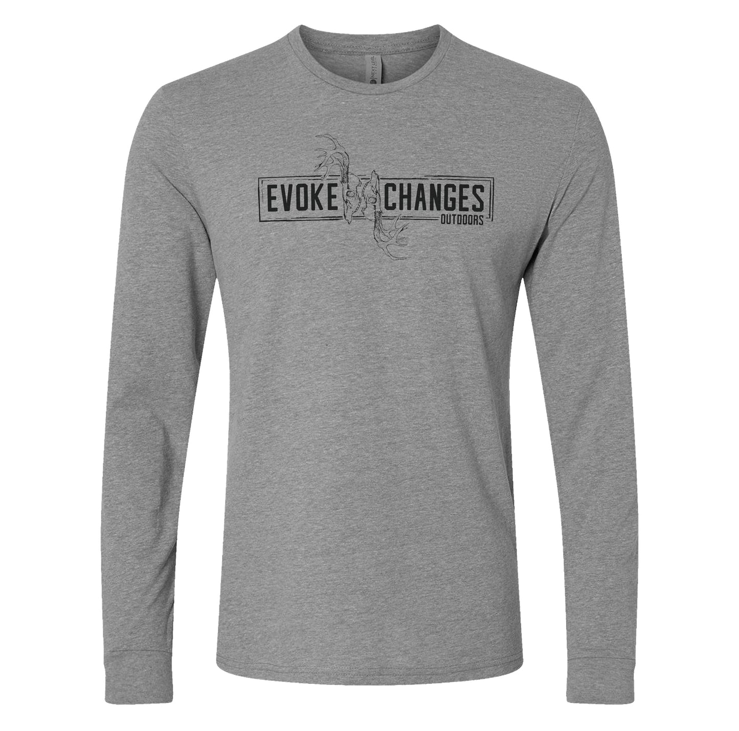 Evoke Change Deer Skull Long Sleeve Shirt