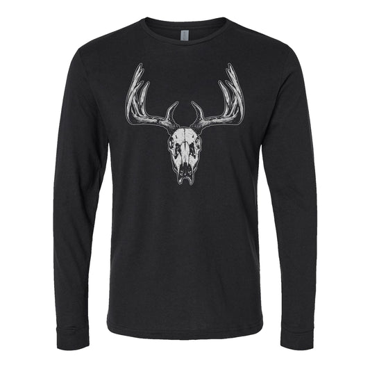 Deer Skull Long Sleeve Shirt