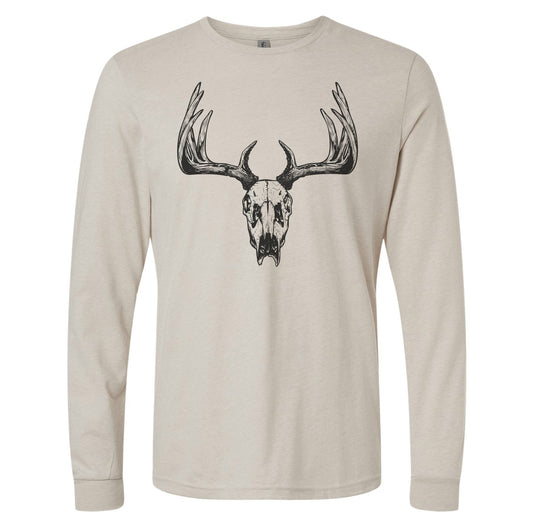 Deer Skull Long Sleeve Shirt