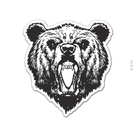 Full Bear Sticker